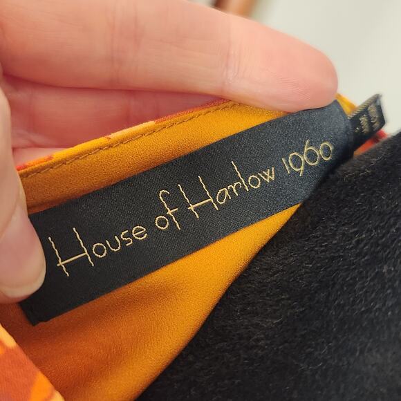 HOUSE OF HARLOW 1960 Makana Blouse in 70s Floral, Size Small - Picture 10 of 13